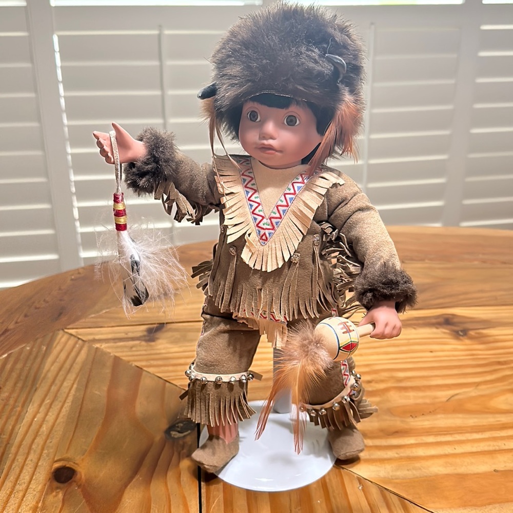 Native American Collectible Porcelain Doll